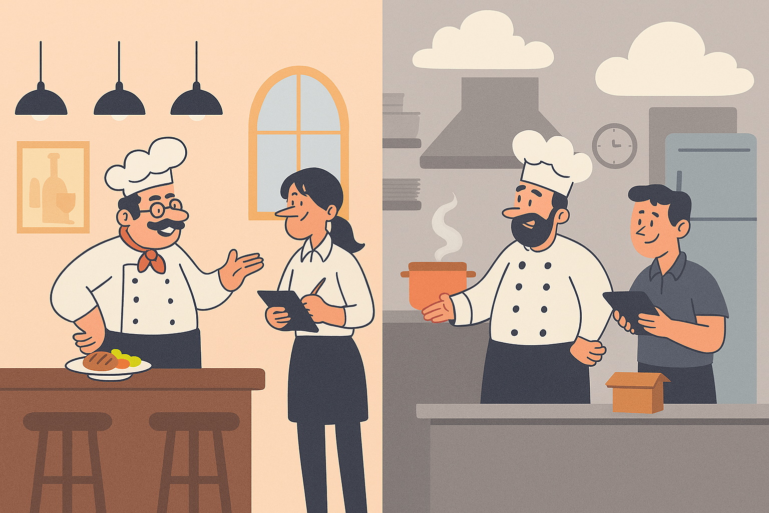 A quirky split-scree