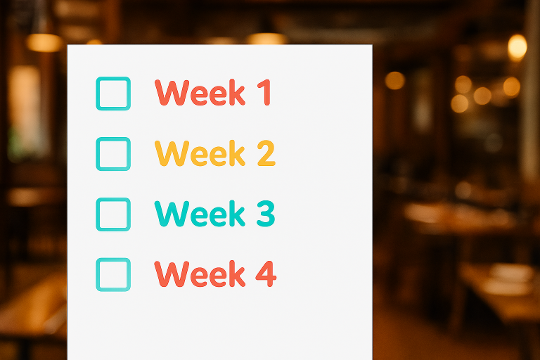 Streamlining the Onboarding Process: A 30-Day Checklist for New Restaurant Hires