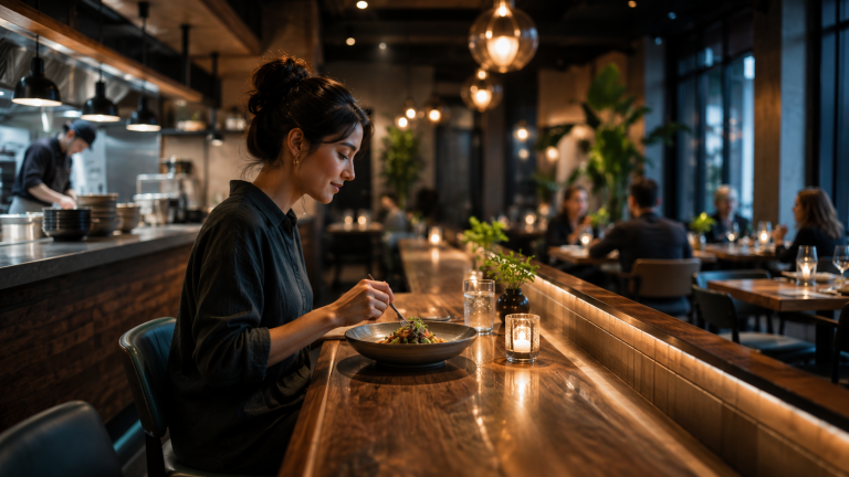 The Solo Dining Economy: Designing Spaces and Service for the Individual Guest