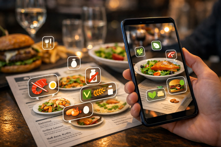 AR-Enabled Allergen & Transparency Overlays for Digital Menus