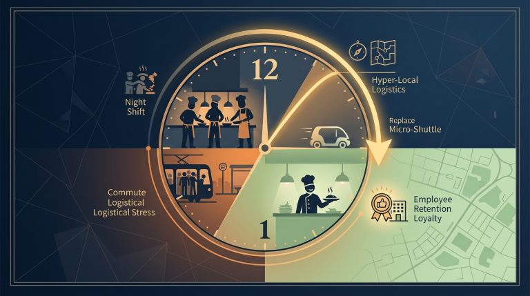 Solving the “Night Shift Bottleneck”: Hyper-Local Commute Logistics for BOH Retention