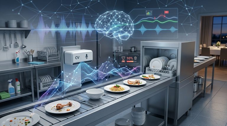 Dish Pit Computer Vision: Tracking Food Loss at the Plate Level